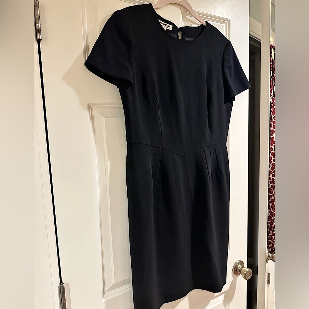 Vintage Giorgio Armani Black Dress